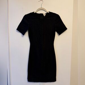 Wilfred Lace Black Mini Dress